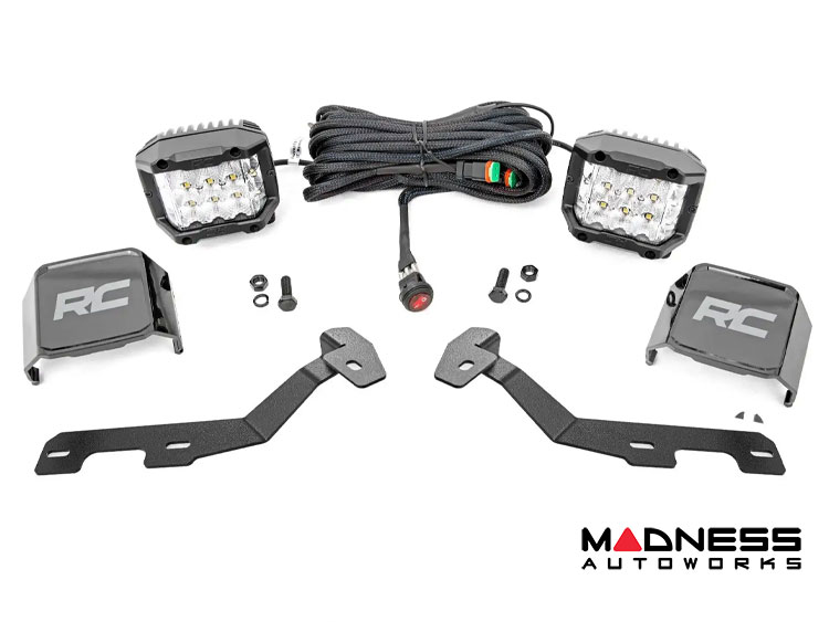 Dodge Ram 1500 Lighting Upgrade - Ditch Light Kit - 3" Osram Wide Angle Series